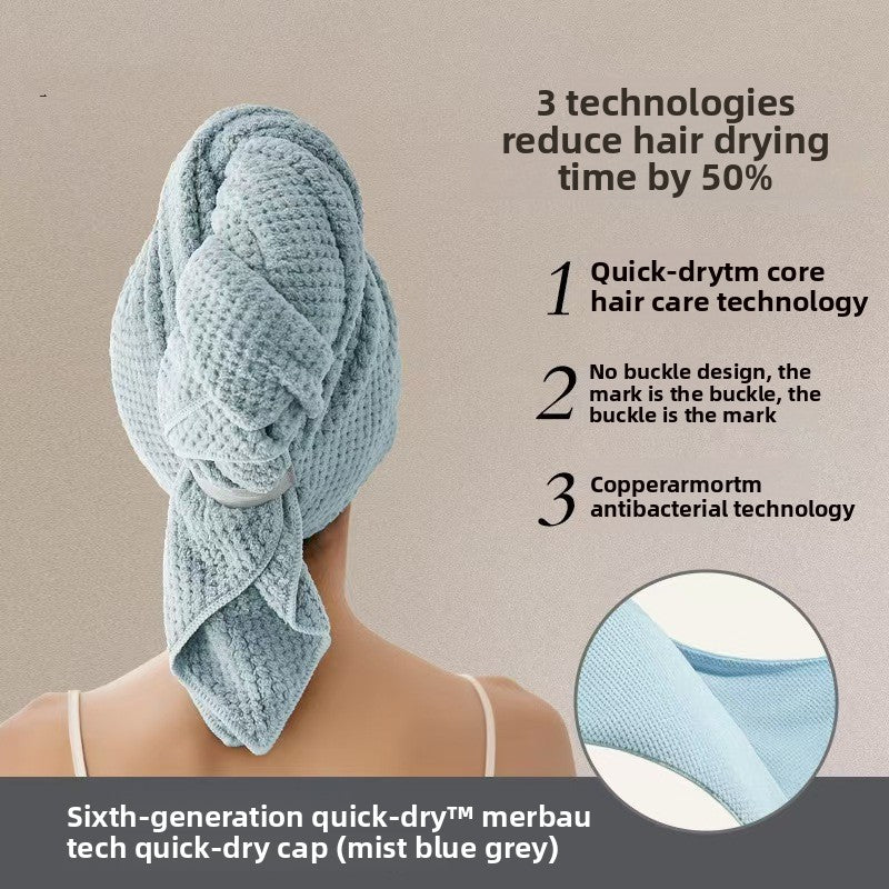 DRY & THRIVE l Quick - Dry Hair Towel