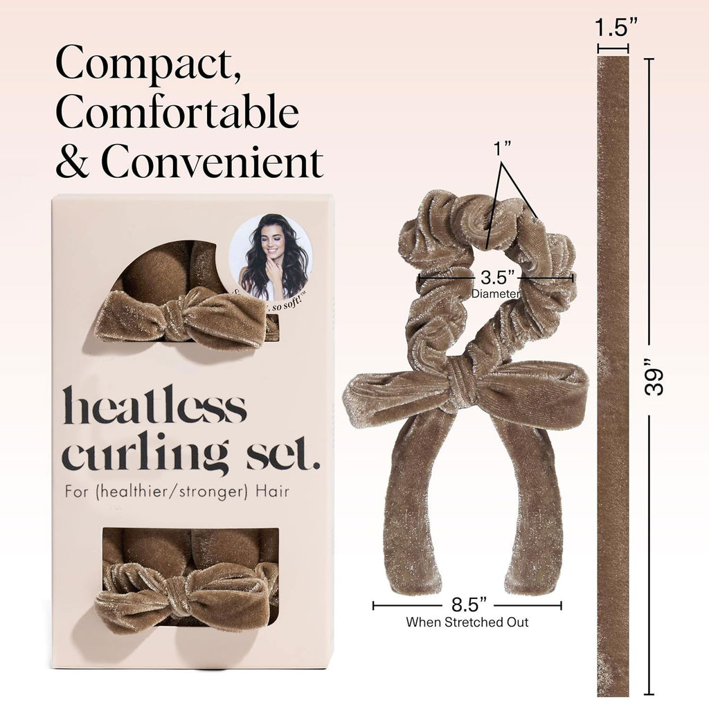 CURL CLOUD l Velvet Heatless Curling Set
