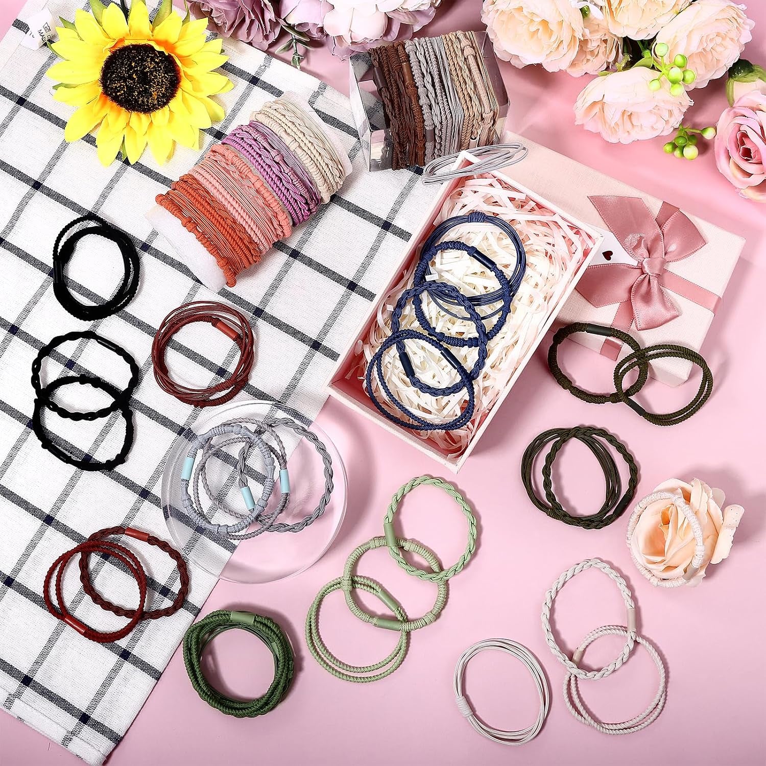 Wild Tyes - 60 Piece Hair Tye & Bracelet Collection 