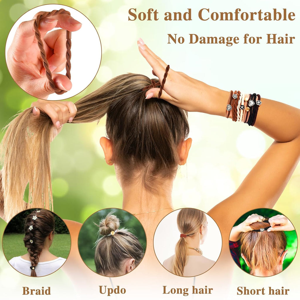 Boho Bands - 72 Piece Hair Tye & Bracelet Collection 