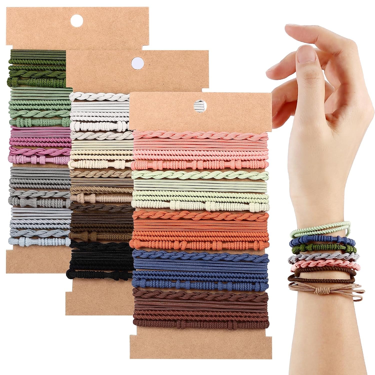 Wild Tyes - 60 Piece Hair Tye & Bracelet Collection 
