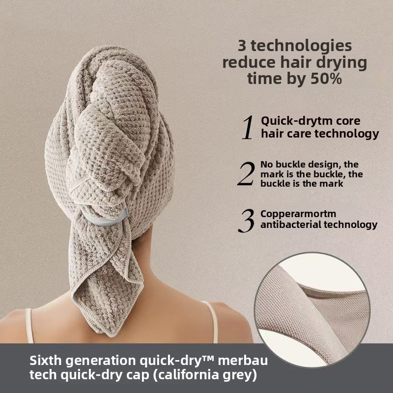 DRY & THRIVE l Quick - Dry Hair Towel
